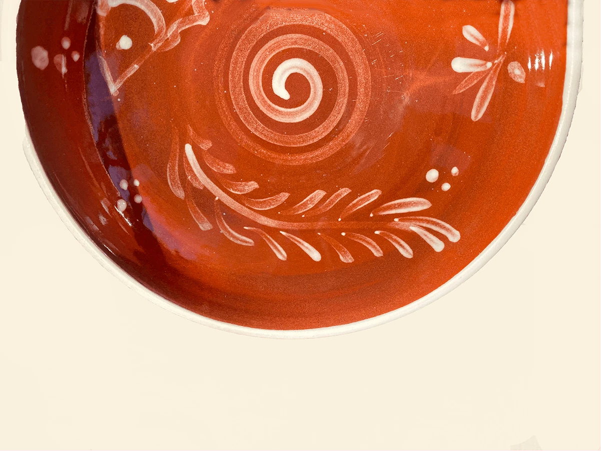 Anthologist Ceramic Medium Bowl, Red Clay, Psari