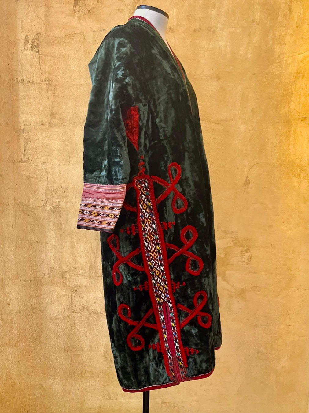 Antique Green Velvet Jacket