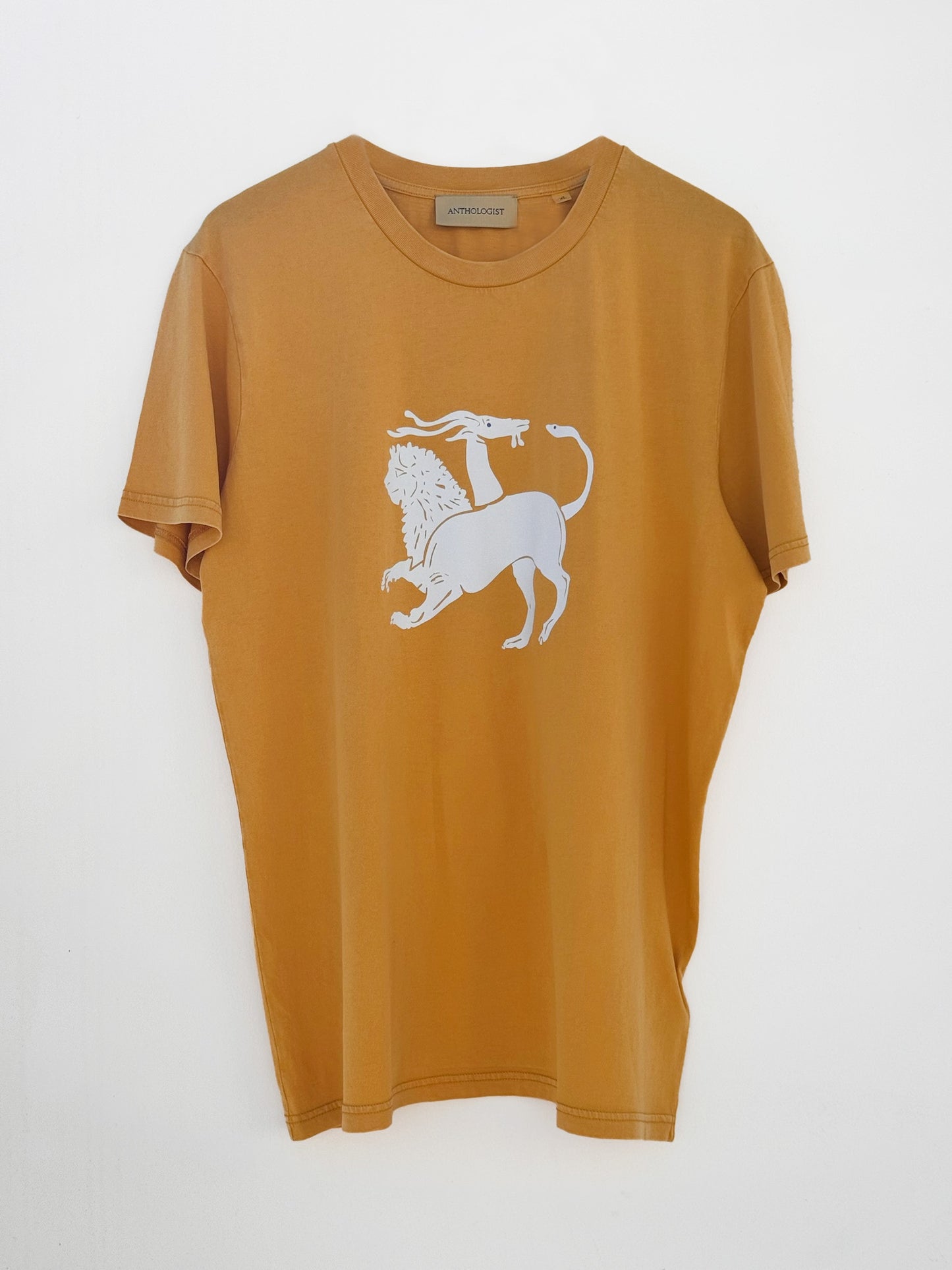 Anthologist Chimera Tee, Gold Ochre