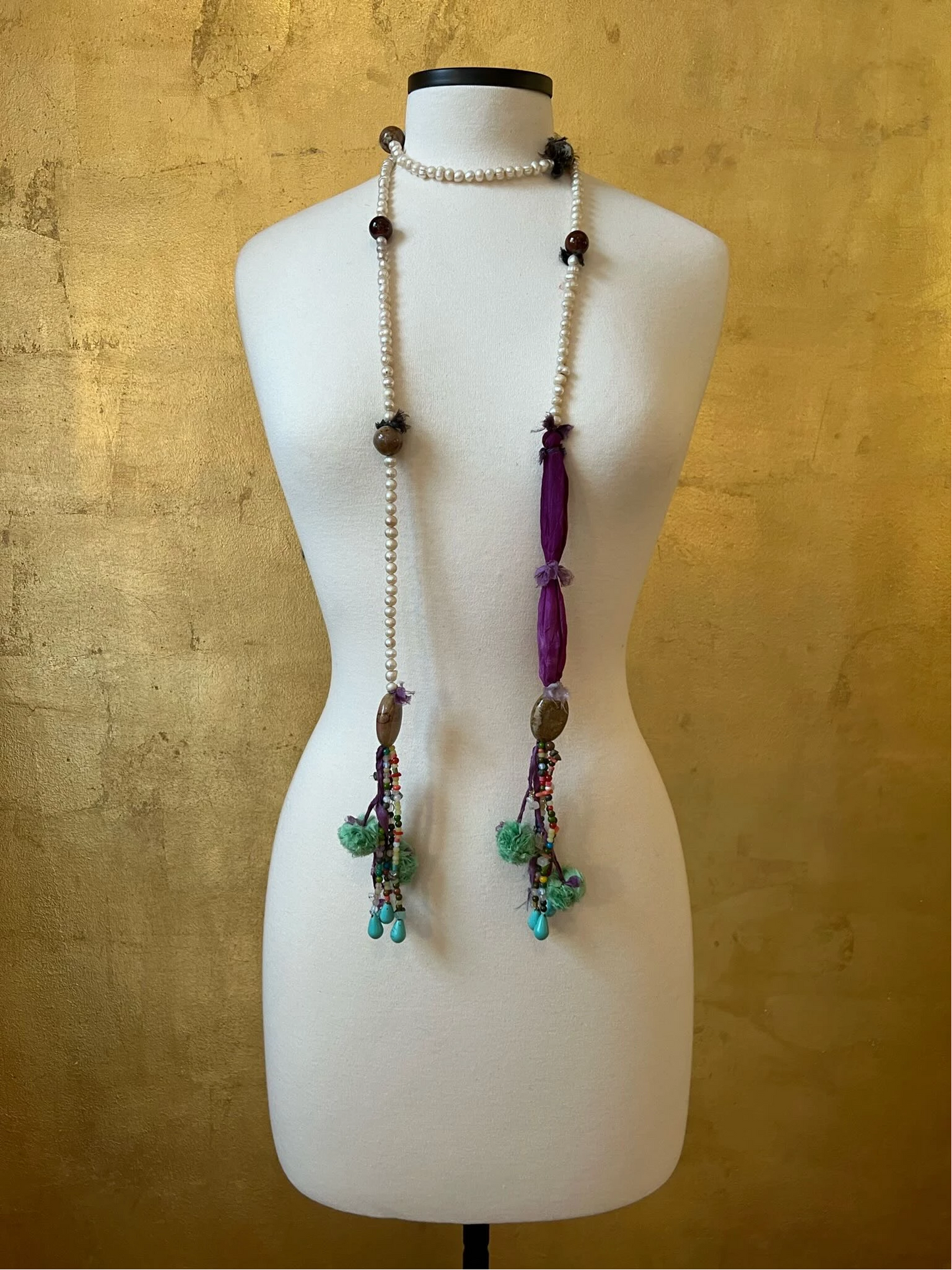 Pearl Strand Neck Wrap