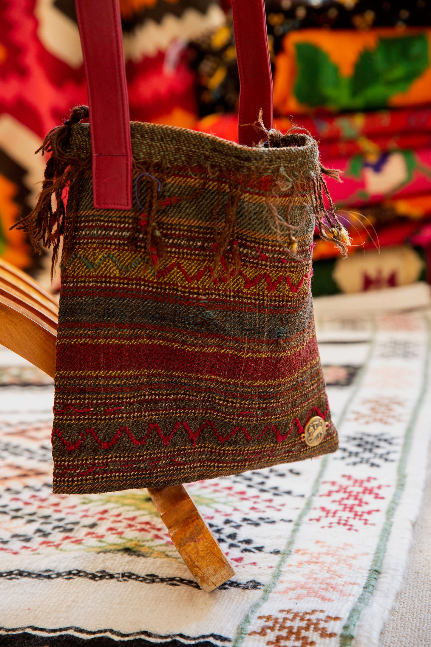 Vintage, Up-Cycled Tagari Bag