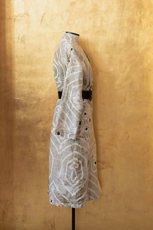 Silk Velvet Ikat Jacket