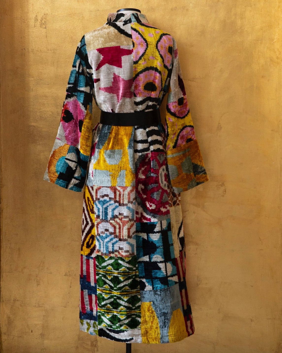 Silk Velvet Ikat Jacket