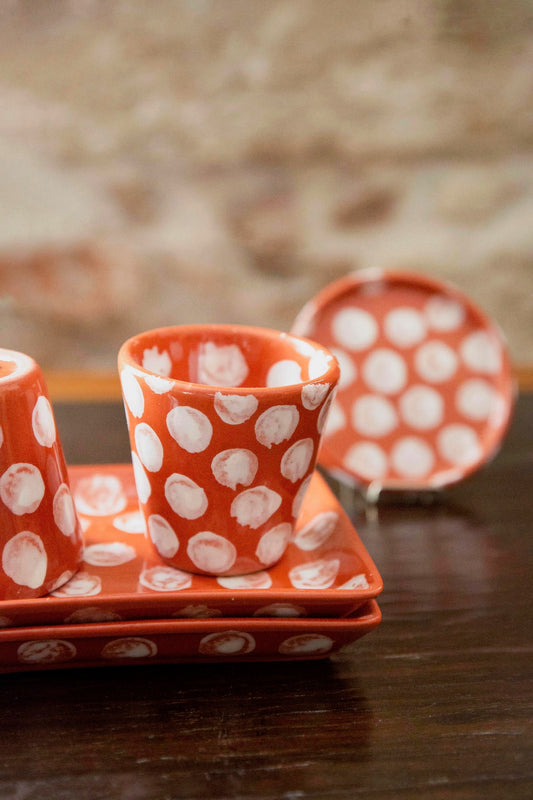 Anthologist Dot Espresso Cup, Red Clay