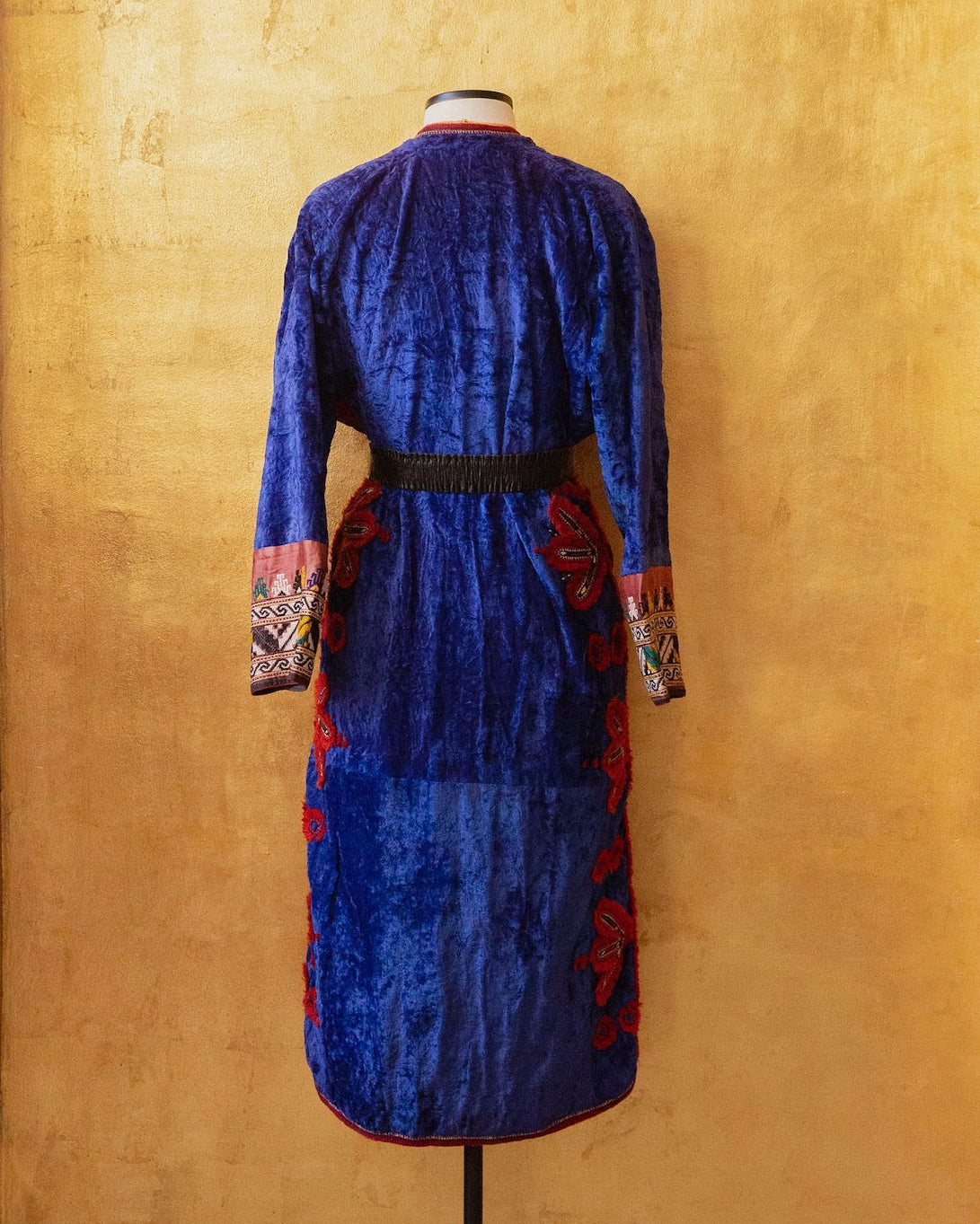 Antique Blue Velvet Jacket