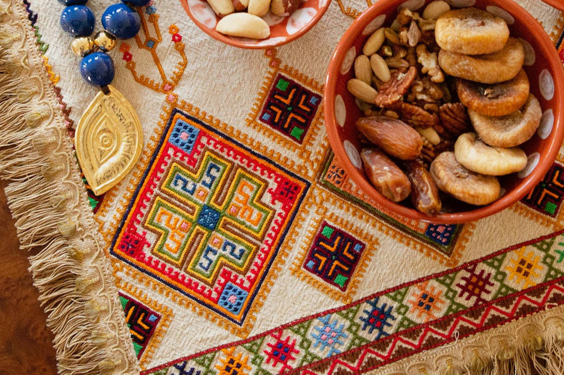 New Drop: Winter Vintage Greek Textiles From Anthologist Athens