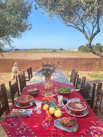 Anthologist Ceramic Medium Bowl, Red Clay, Psari