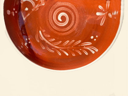 Anthologist Ceramic Medium Bowl, Red Clay, Psari