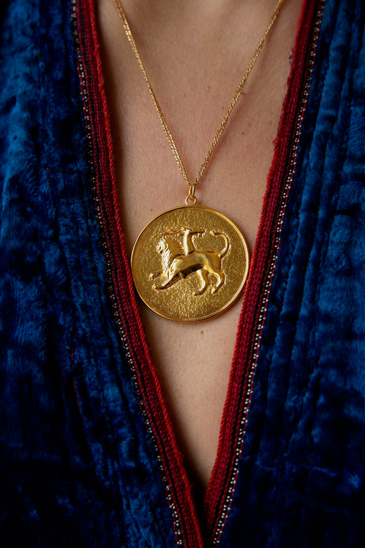 Anthologist’s Chimera Medallion Necklace