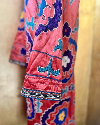 Antique Suzani Silk Jacket