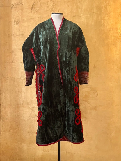 Antique Green Velvet Jacket