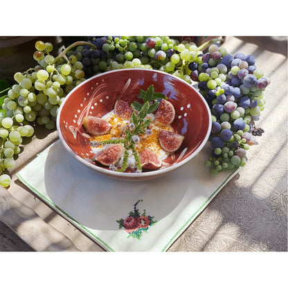 Anthologist Ceramic Medium Bowl, Red Clay, Pagoni