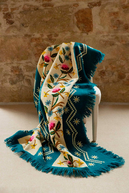 Arcadian Bloom Vintage Textile