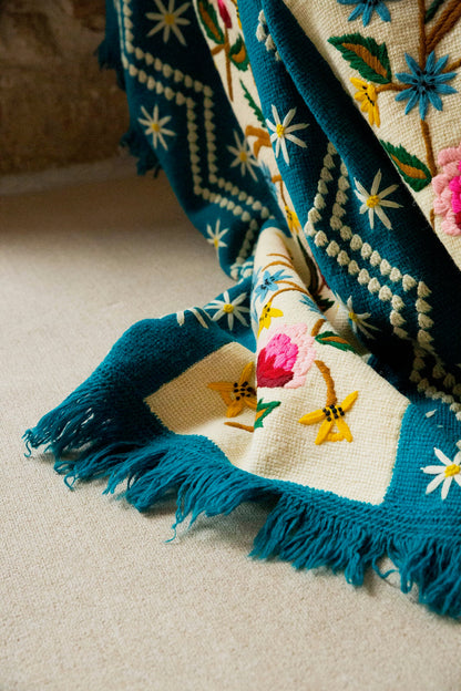 Arcadian Bloom Vintage Textile