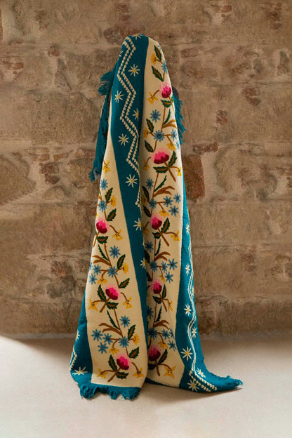 Arcadian Bloom Vintage Textile