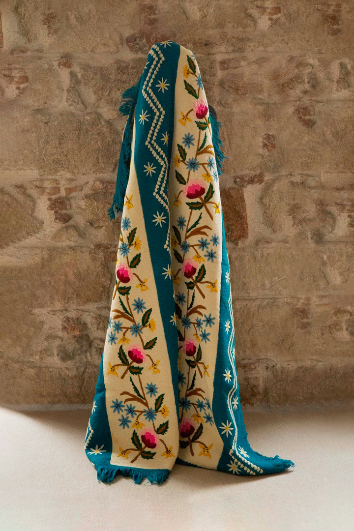 Arcadian Bloom Vintage Textile