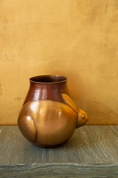 Copper Rabbit Vessel