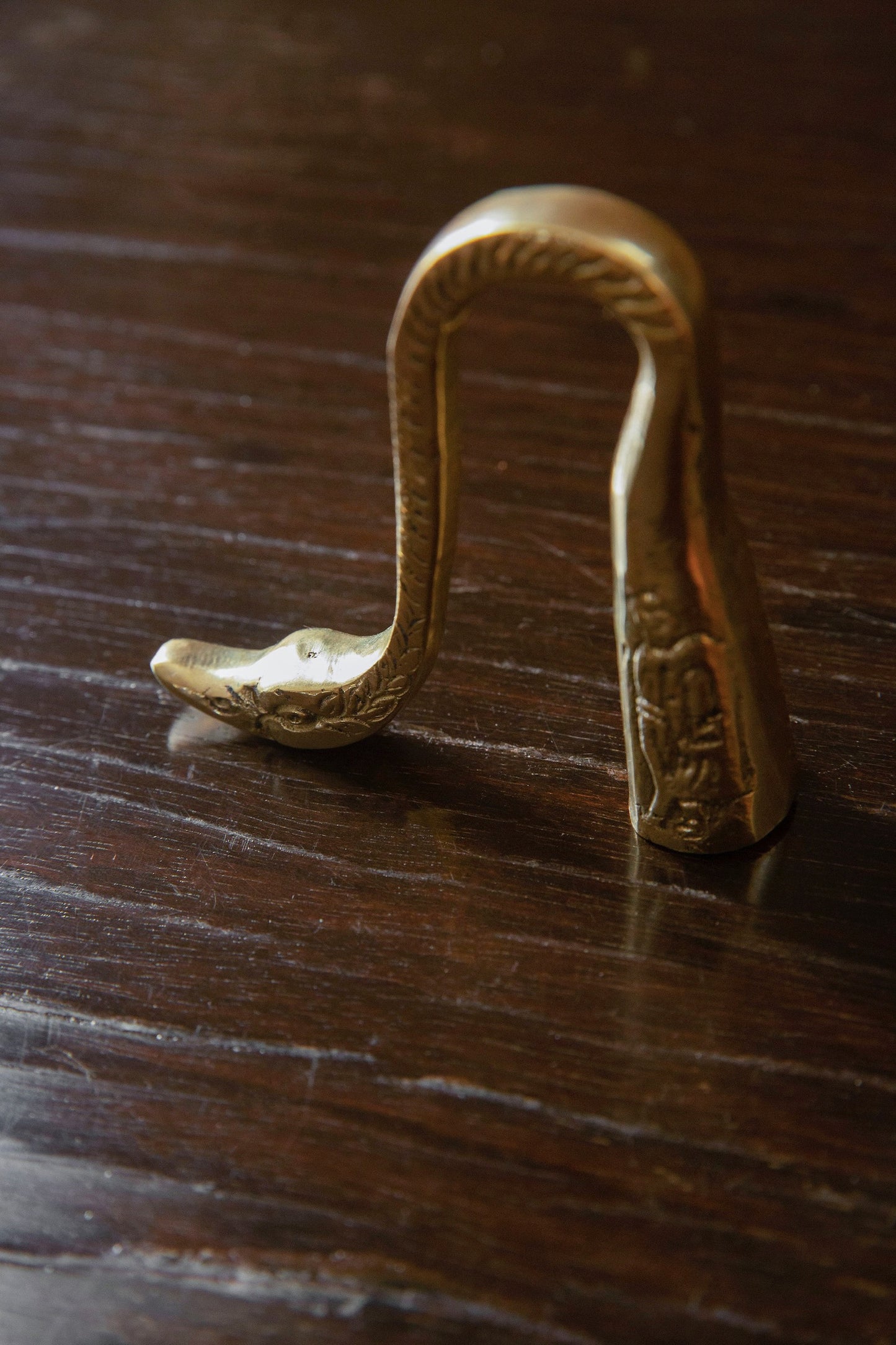 Brass Shepherd’s Hook Candle Snuffer Objet