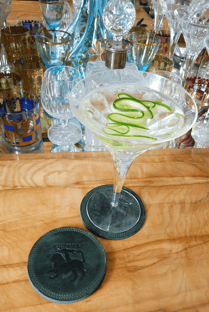 Anthologist Coasters (Set of 4), Green