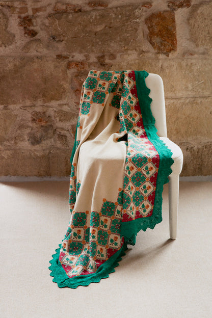 Diktamo Vintage Tablecloth/Throw