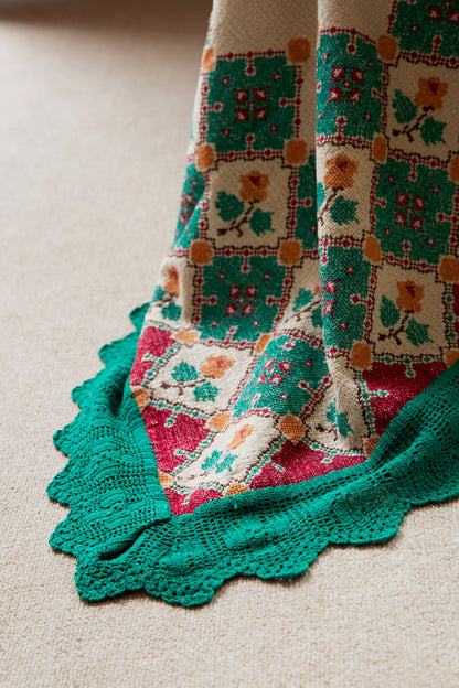 Diktamo Vintage Tablecloth/Throw