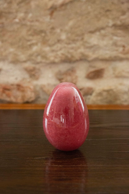 Anthologist Glass Easter Egg, Pomegranate Small