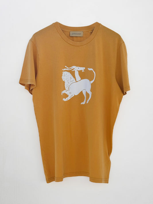 Anthologist Chimera Tee, Gold Ochre