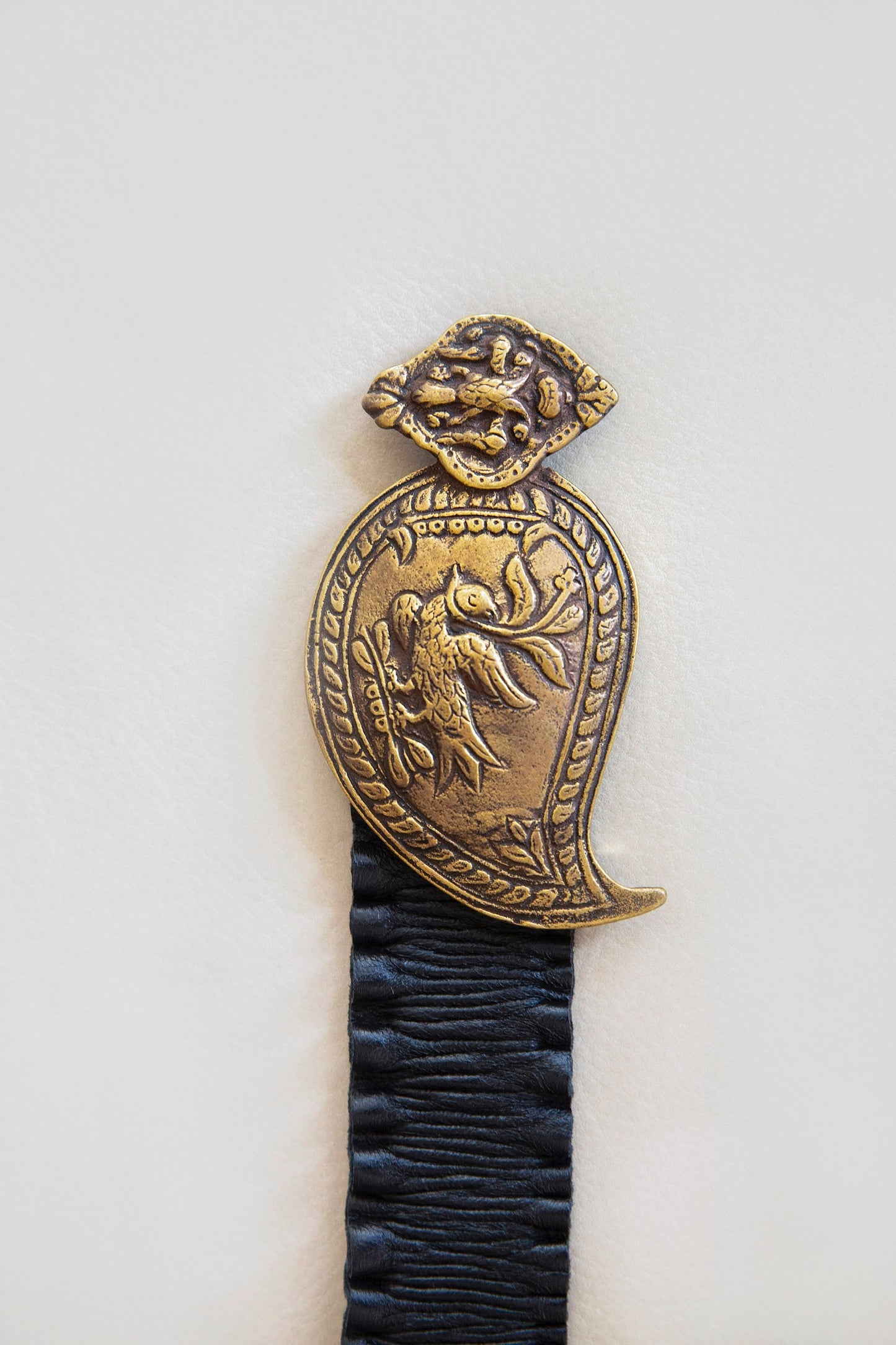 Goddess Belt, Black Leather with Elastic