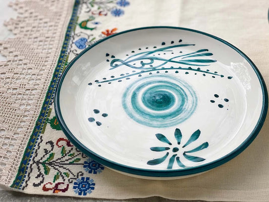 Anthologist Blue Pagoni Plate