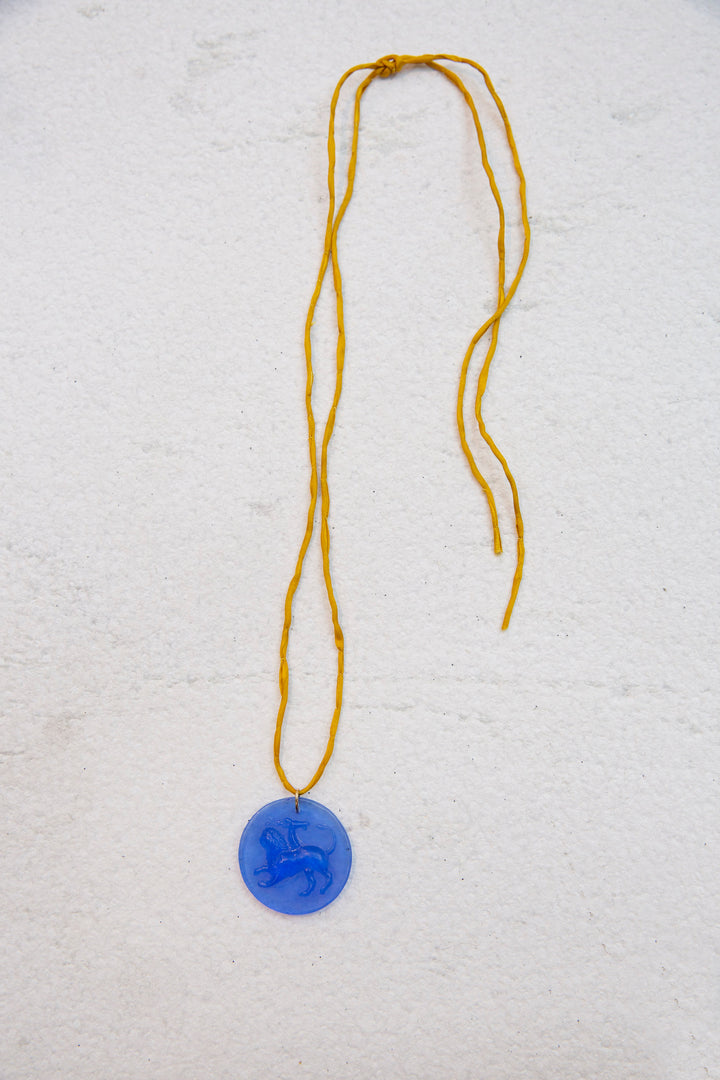 The Chimera Medallion – Murano Glass Edition (Saffron)