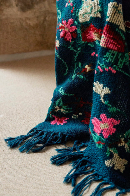 Mycenaean Garden Vintage Textile