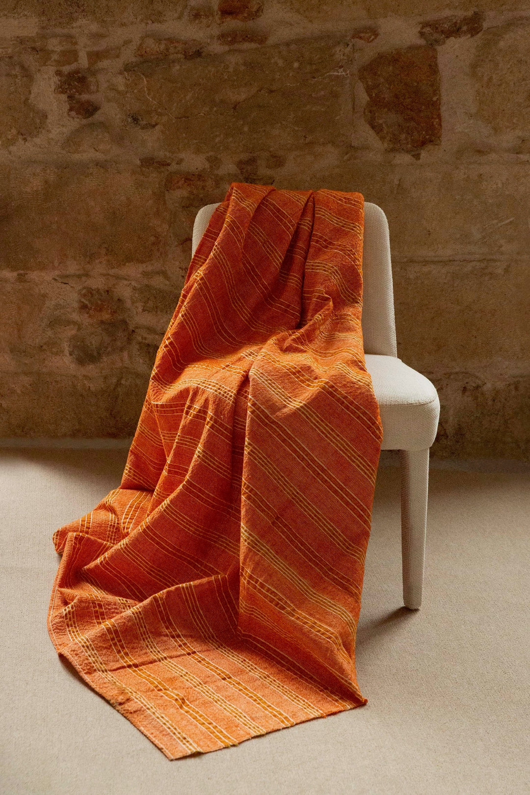 Saffron Sunset Vintage Textile