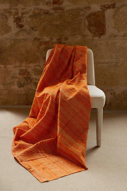 Saffron Sunset Vintage Textile