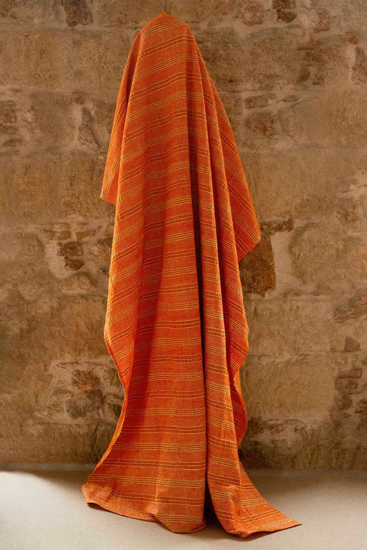 Saffron Sunset Vintage Textile