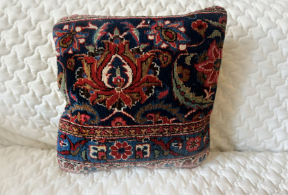 Vintage Persian Carpet Pillow/Cushion Cover
