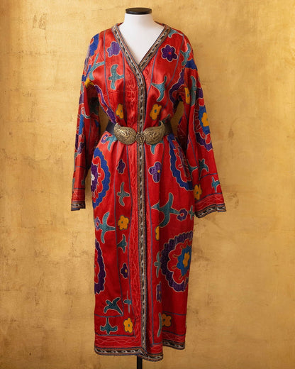 Antique Suzani Silk Jacket