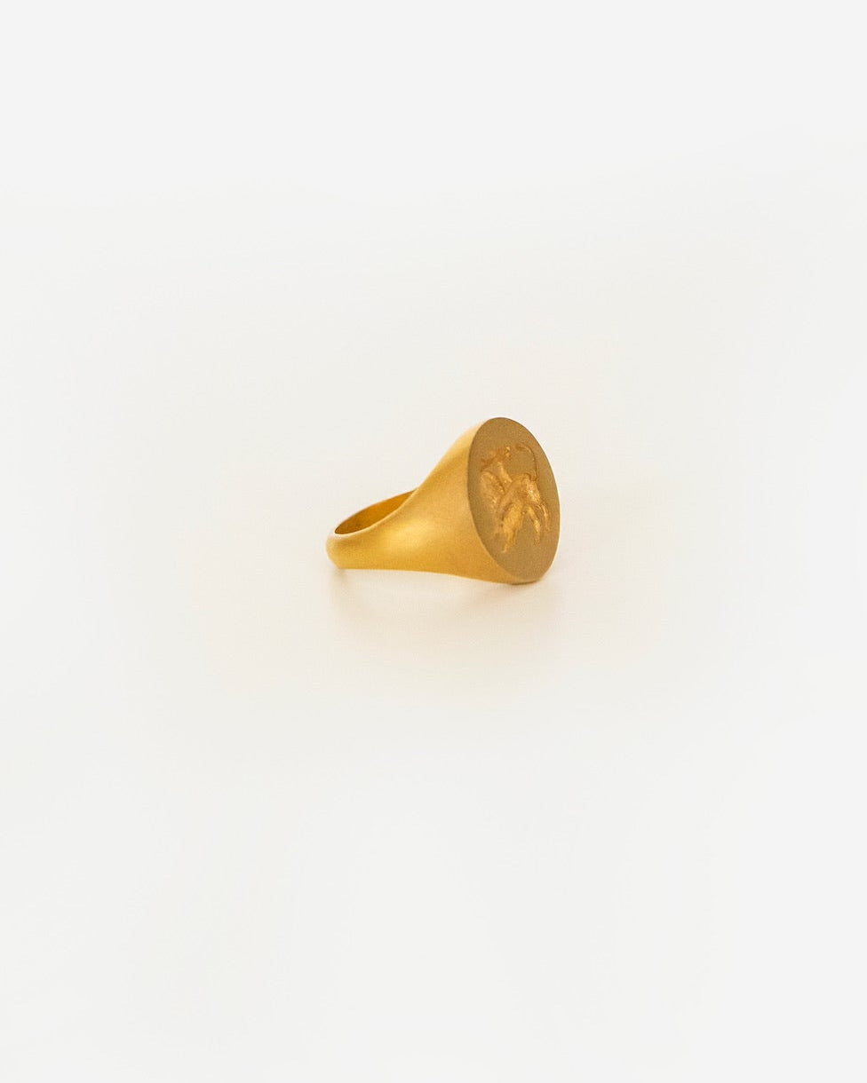 The Chimera Seal Signet Ring