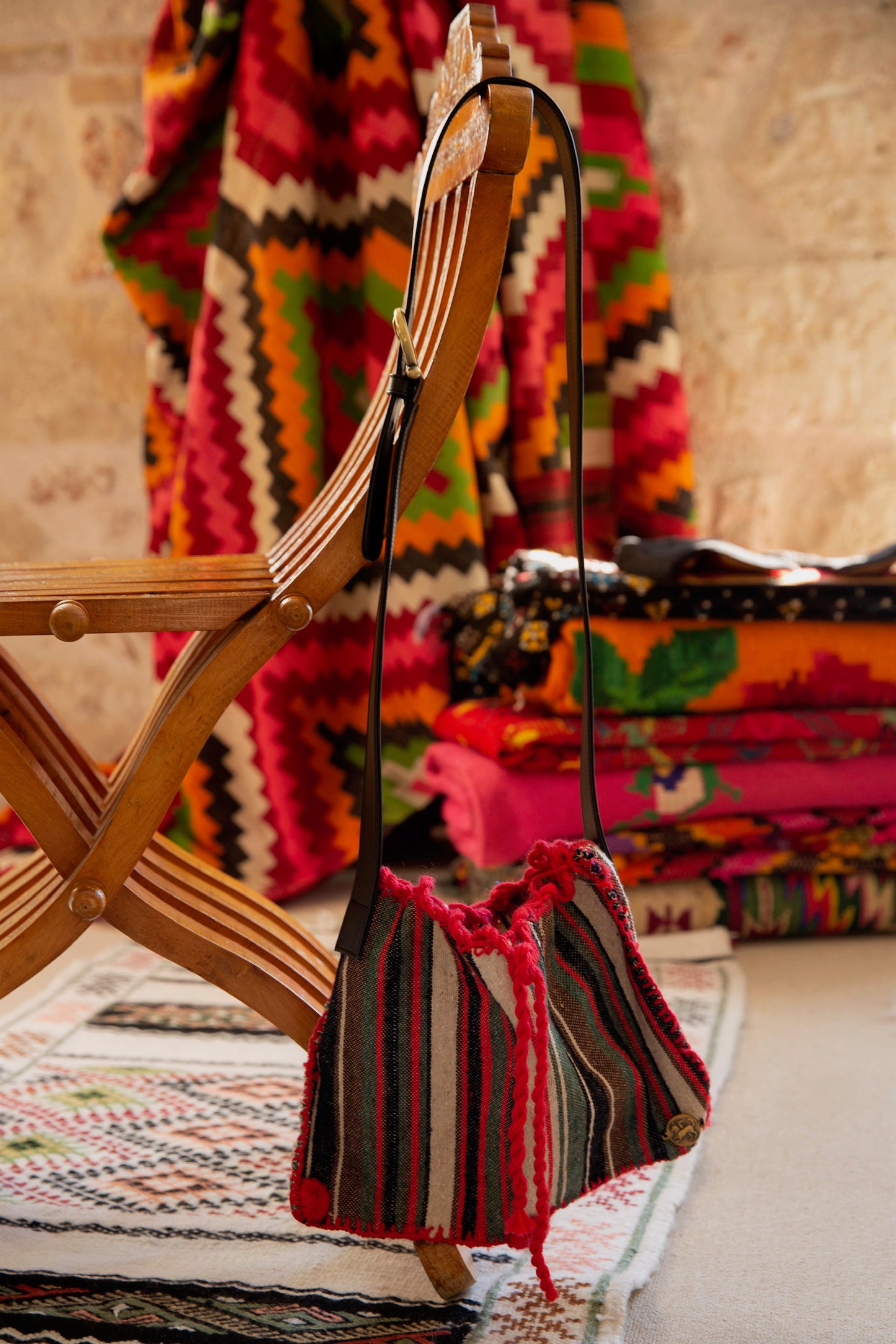 Vintage, Up-Cycled Tagari Bag