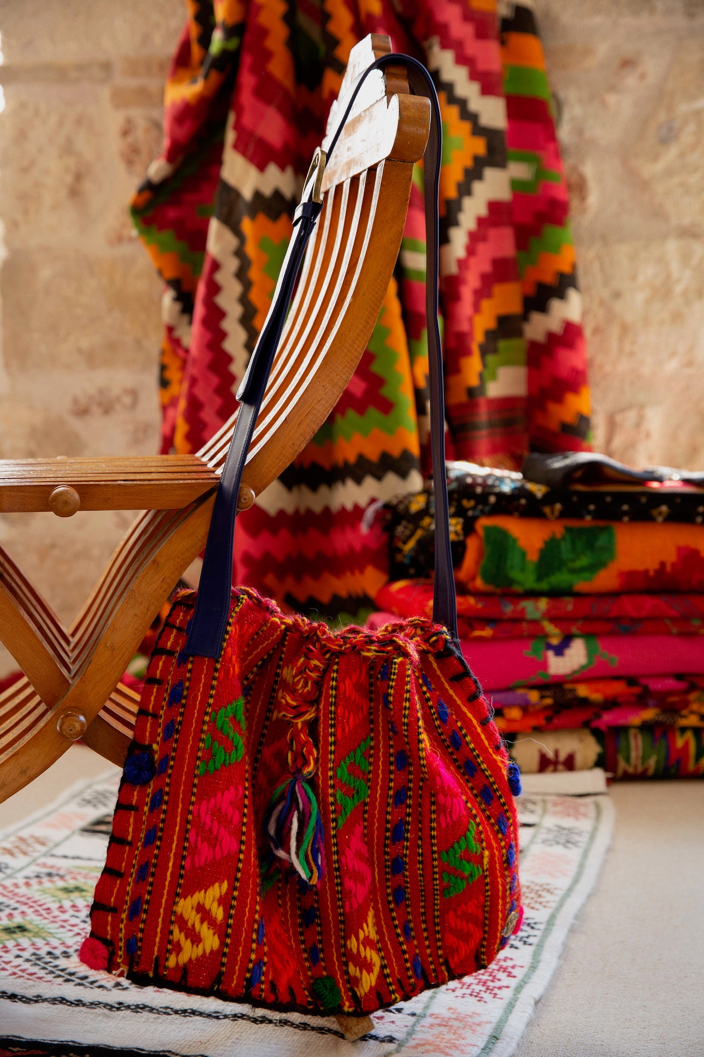 Vintage, Up-Cycled Tagari Bag