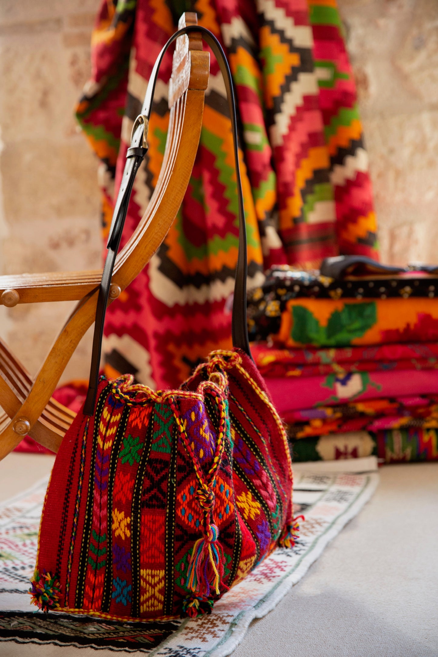 Vintage, Up-Cycled Tagari Bag