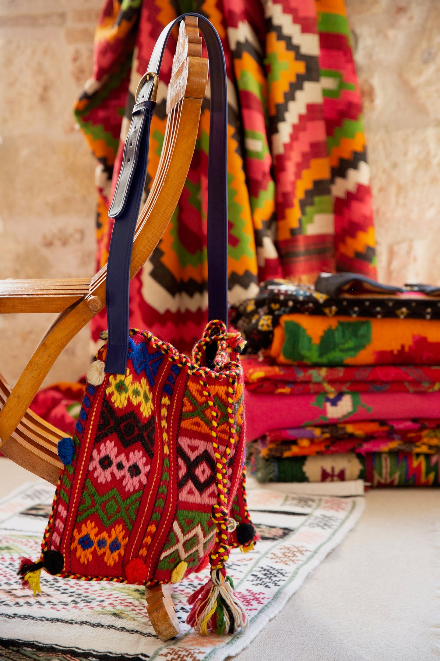 Vintage, Up-Cycled Tagari Bag