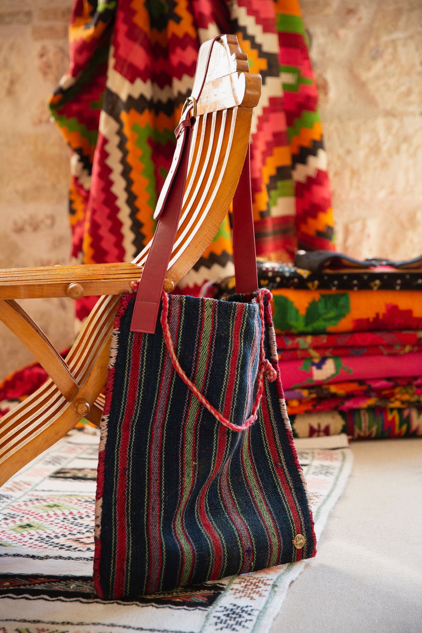 Vintage, Up-Cycled Tagari Bag