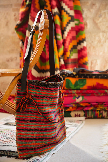 Vintage, Up-Cycled Tagari Bag