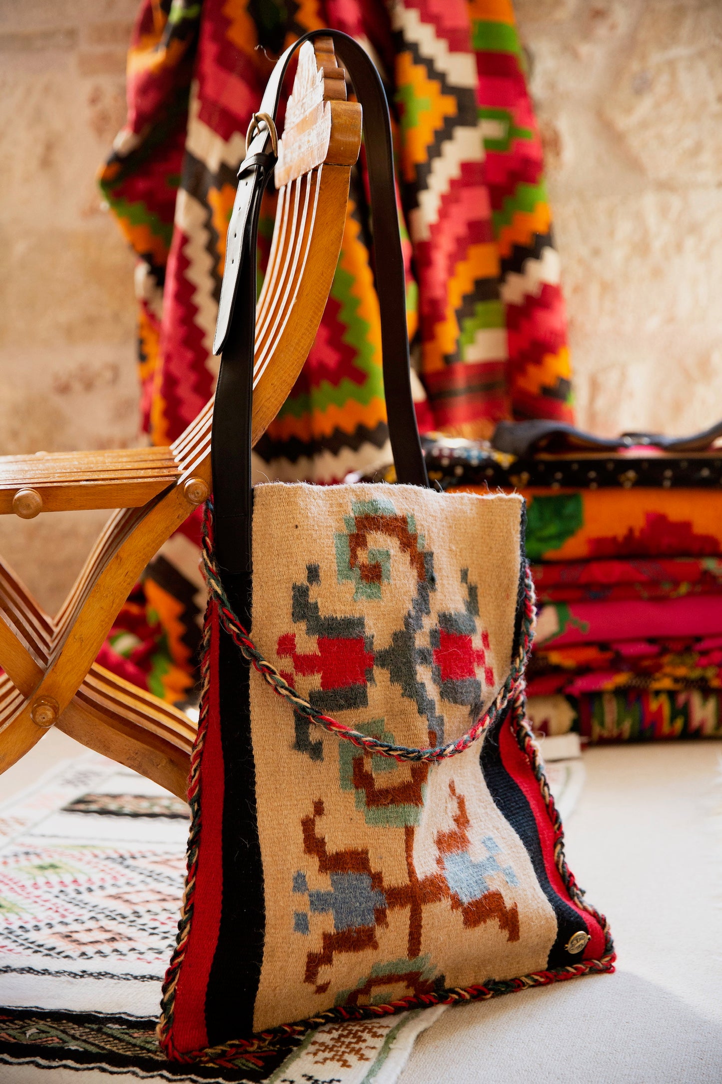 Vintage, Up-Cycled Tagari Bag