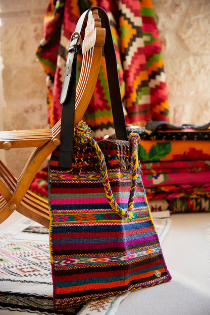 Vintage, Up-Cycled Tagari Bag