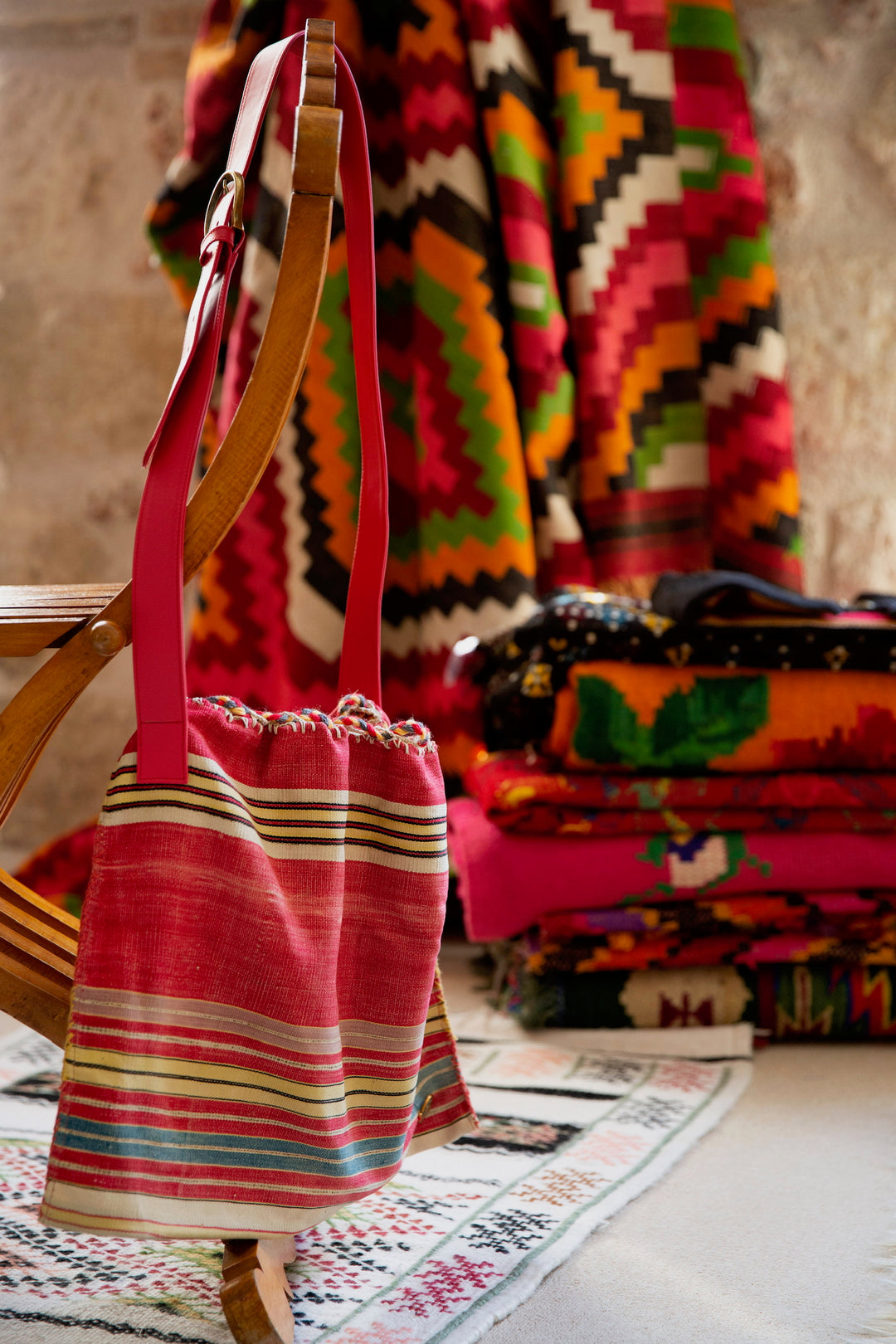 Vintage, Up-Cycled Tagari Bag