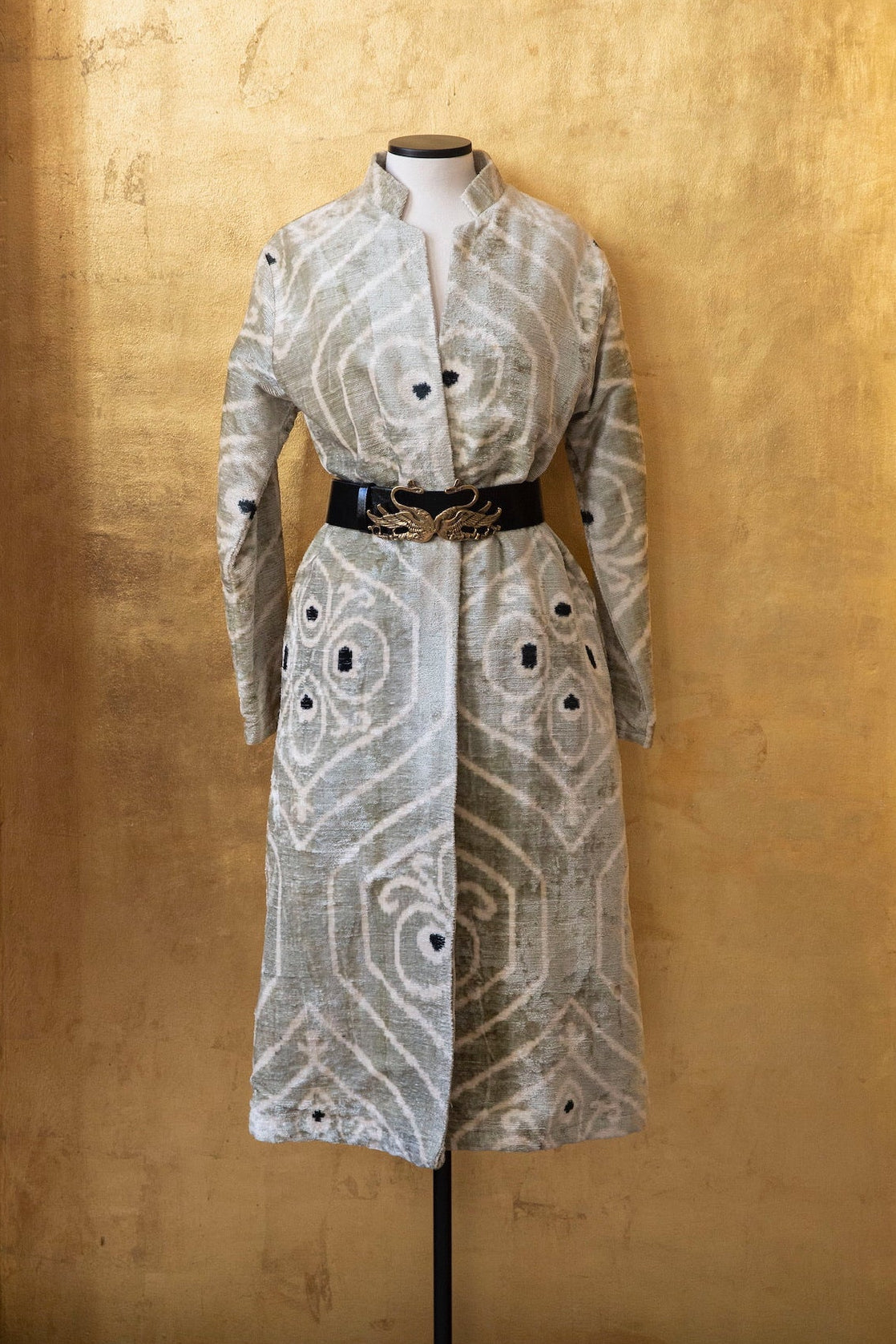 Silk Velvet Ikat Jacket