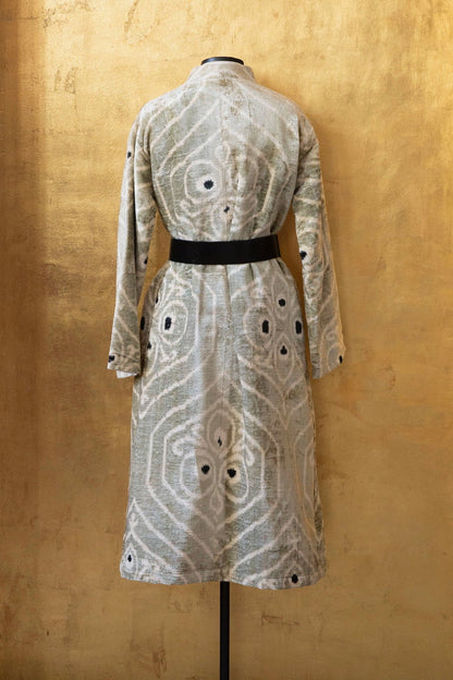 Silk Velvet Ikat Jacket