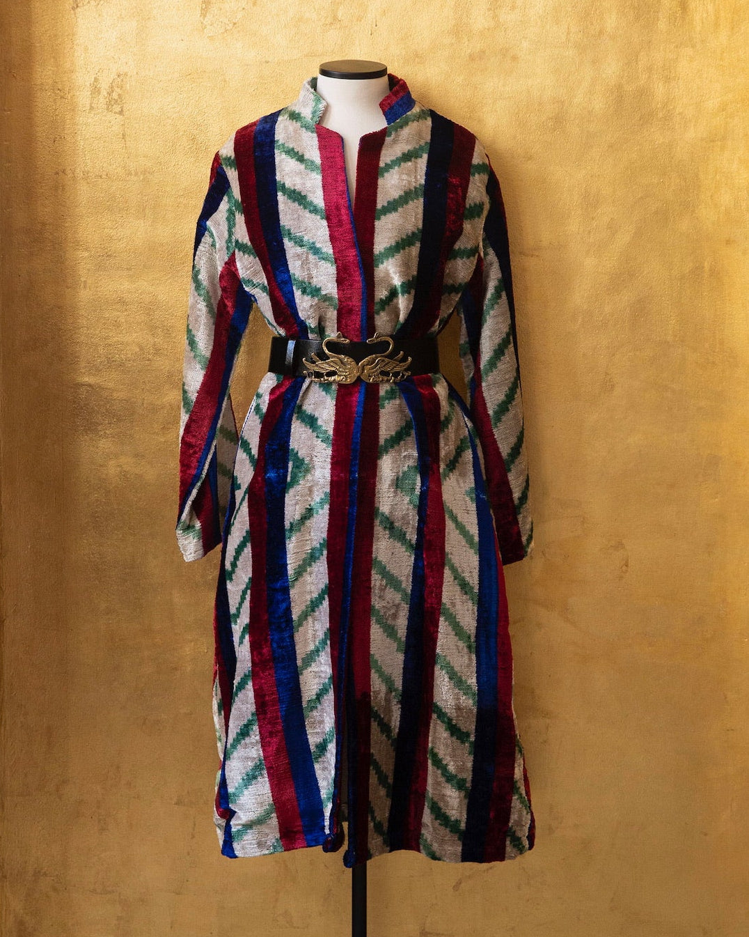 Silk Velvet Ikat Jacket