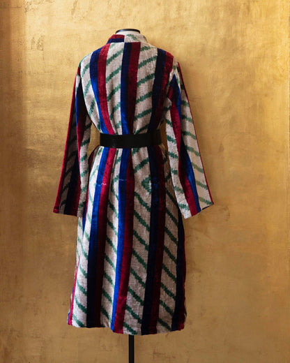 Silk Velvet Ikat Jacket